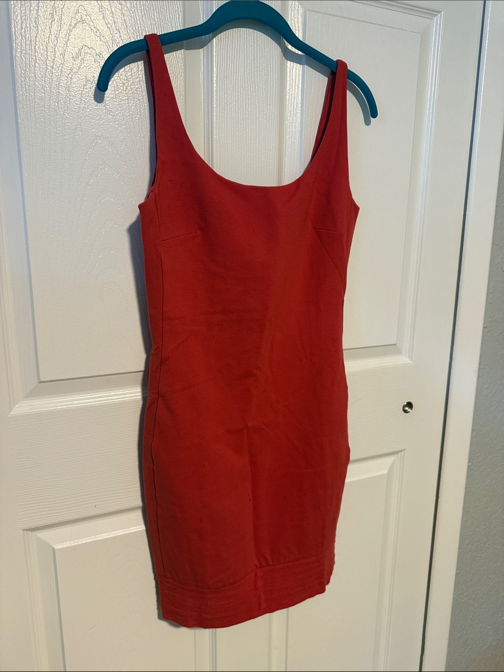 Diane Von Furstenberg Vibrant Red Sheath Dress size 10